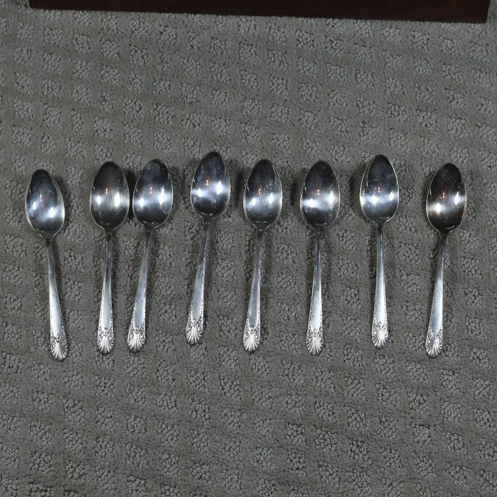 RARE FIND! Crown Plate Silverplated Service for Eight in “Radiance”